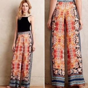 Ranna Gill - Anthropologie | wide leg floral pants